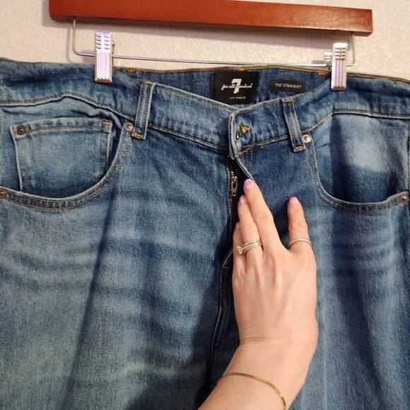 7 For All Mankind Heritage The Straight in Ramble size 36